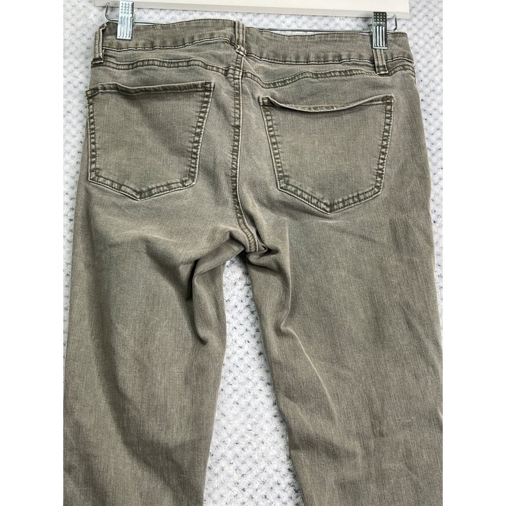 Refuse Tan Distressed Low Rise Jeans Size 4 Womens - Picture 6 of 14